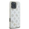 Guess GUHMP16LPGPYSH iPhone 16 Pro 6.3 biały/white hardcase Peony Script Logo MagSafe